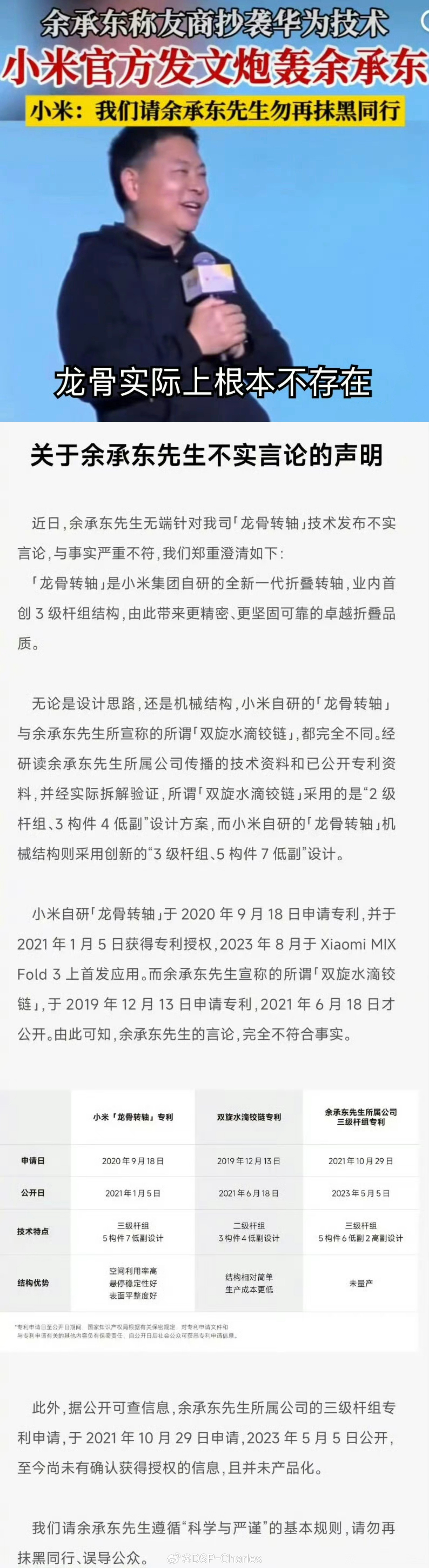 之前三连杆专利重拳出击，米子CN114198385B专利号拿出来，实机还比你折痕