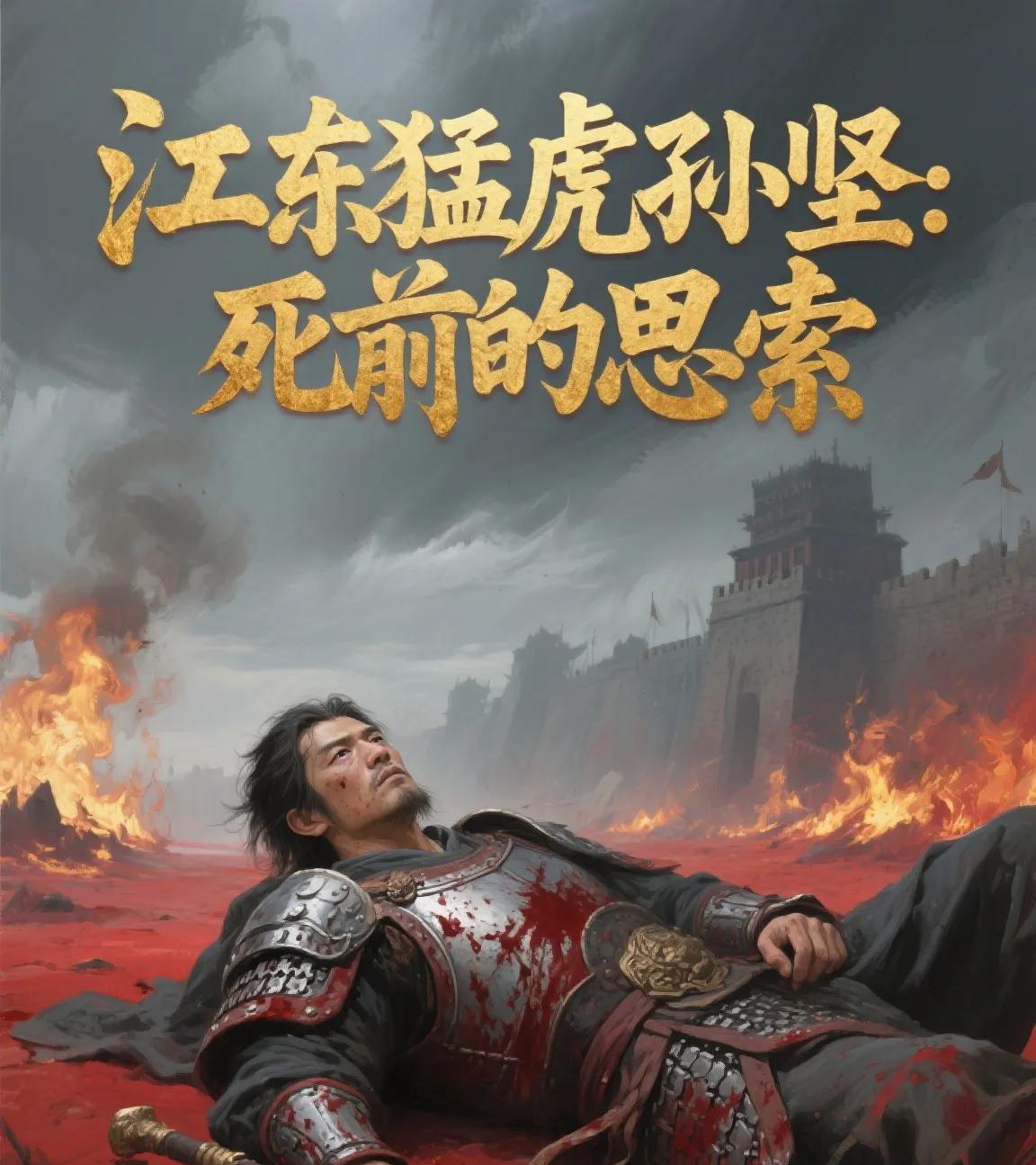 江东猛虎孙坚死的太早，他死前会不会后悔自己的决定呢？一支冷箭呼啸而过，37岁的