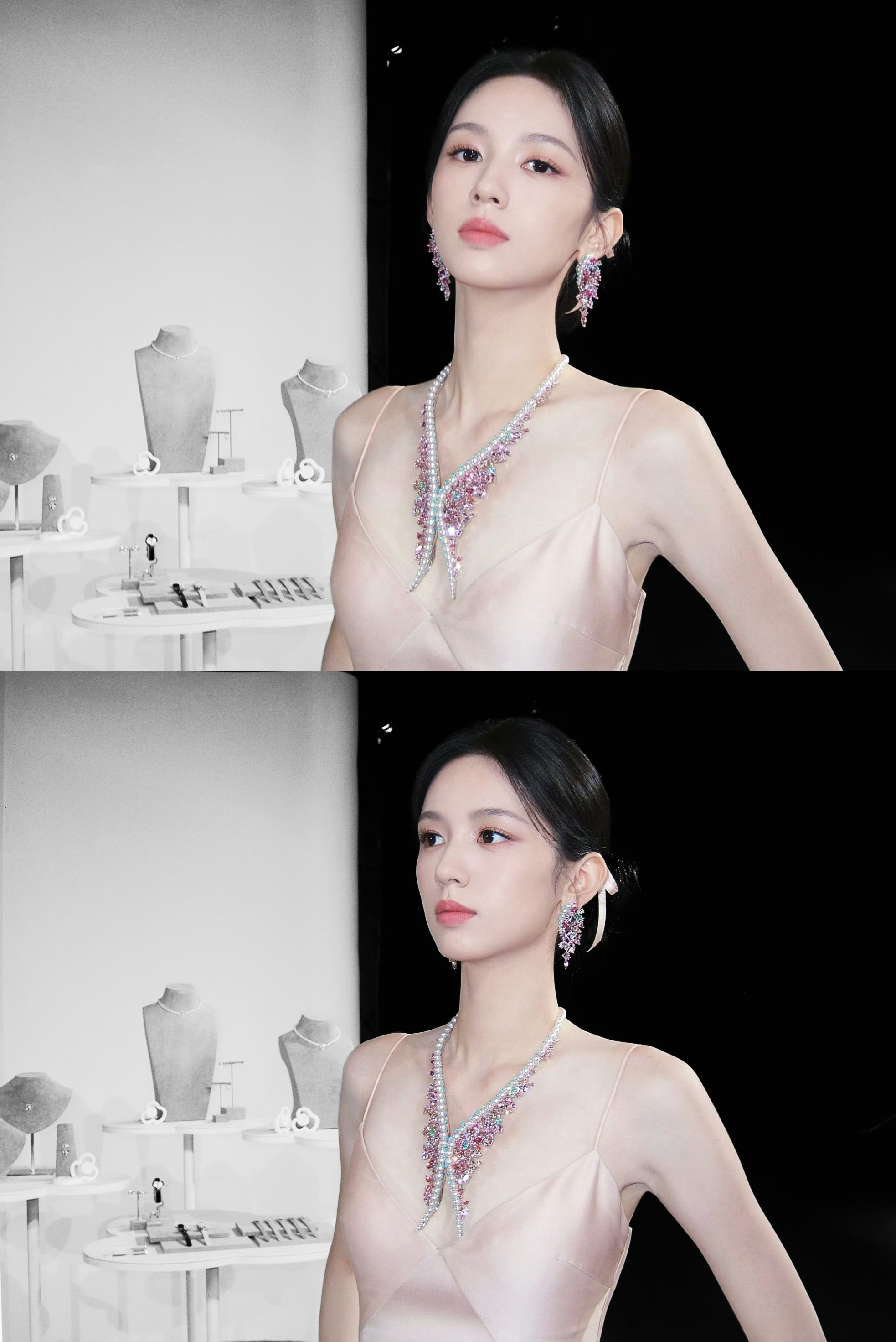 我丢，这一刻对漂亮产生了执念……高珠配美人，也子你不要太美！​​​