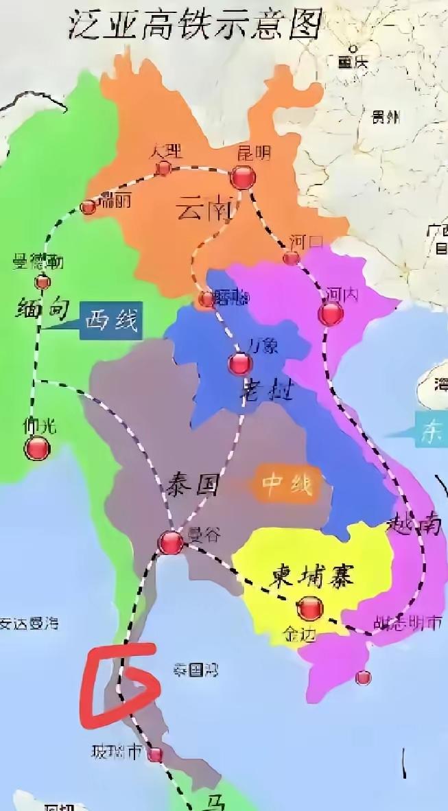泰国突然对外公布，中泰铁路的建设进度要加快了，今年七月就已经正式启动建设，计划在