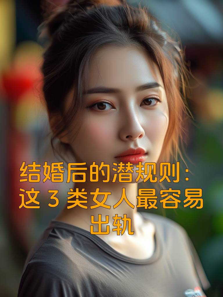 结婚后的潜规则：这3类女人最容易出轨