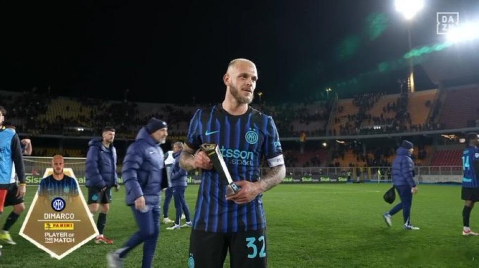 迪马尔科距离追平帕普·戈麦斯保持的意甲单赛季助攻纪录（16次）还差一次（15次）