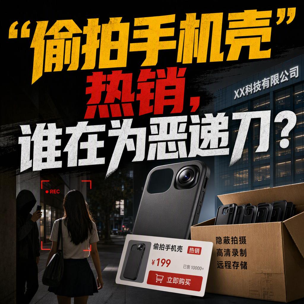 央视曝光的"折射手机壳"热销事件，又一次刺痛了公众对隐私安全的敏感神经。一枚小