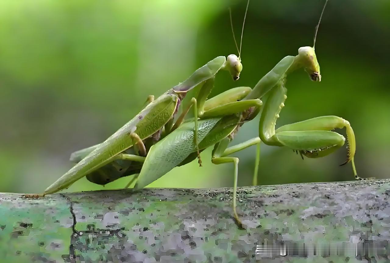 为什么母螳螂要吃公螳螂?螳螂是凶猛的肉食猎手，眼里会动的小东西，优先当成猎物，