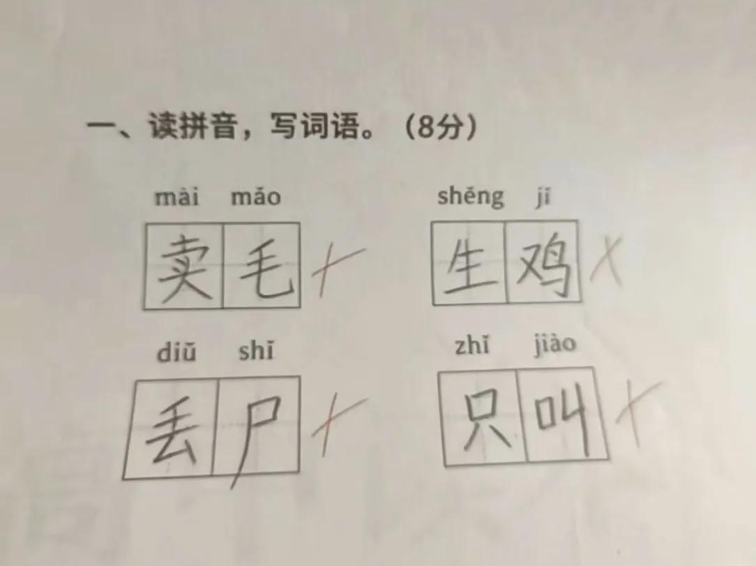 语文作业这种水平还有得救吗？