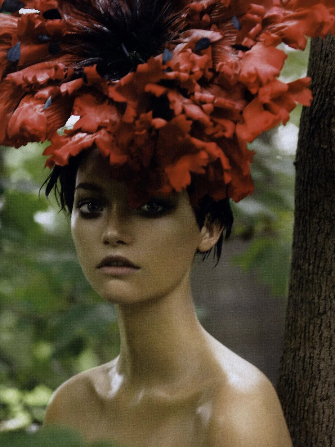 美版《VOGUE》2006年7月刊：GardenofDelights模特Sa