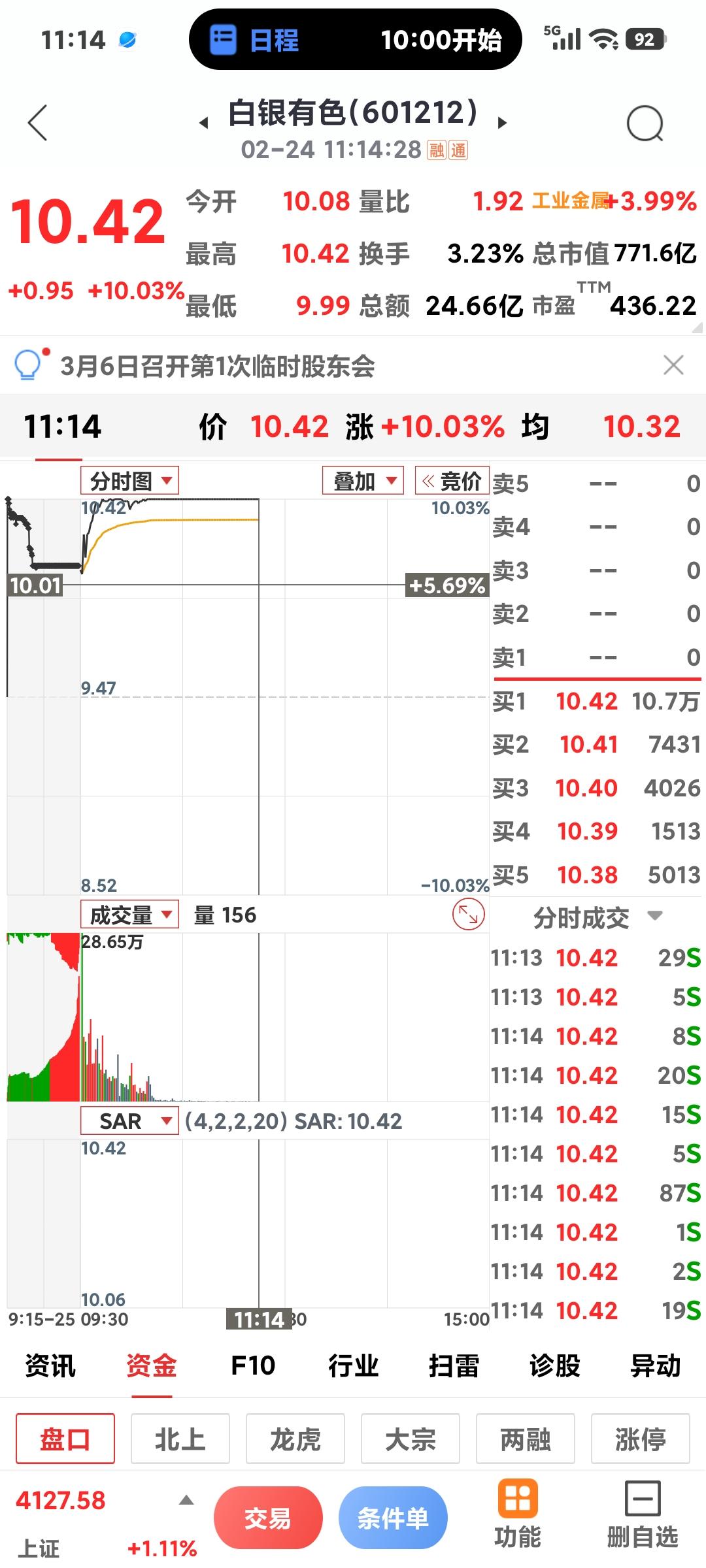 黄金白银大涨没想到开盘第一天，黄金白银涨上天，应该是美伊局势加