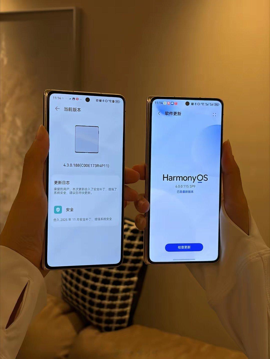 华为MateX6换MateX7从来不升级手机系统，等于这次直接从鸿蒙