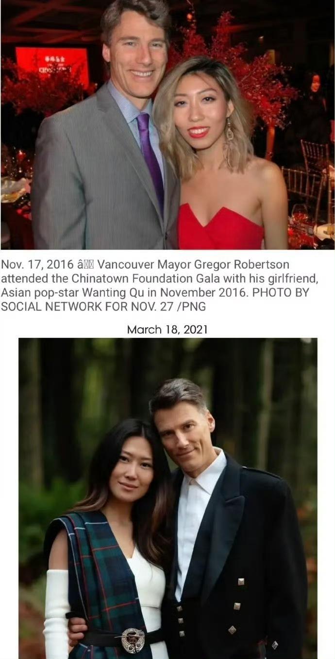 为什么曲婉婷的加拿大政客男友，抛弃了她，转头娶了个韩国人。曲婉婷名气比这个韩国人