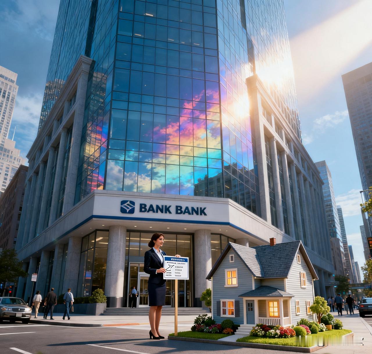 不会的。房价涨与跌不是银行卖房子就能影响的。造成房地产市场目前现状，说到底是经