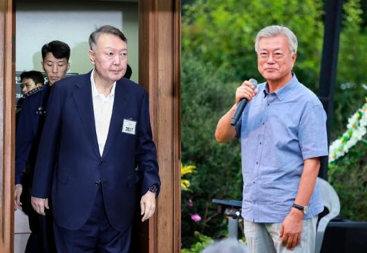 风水轮流转，65岁的尹锡悦愈发消瘦了，脸上的肉都没了。红气养人，李在明上台后，气