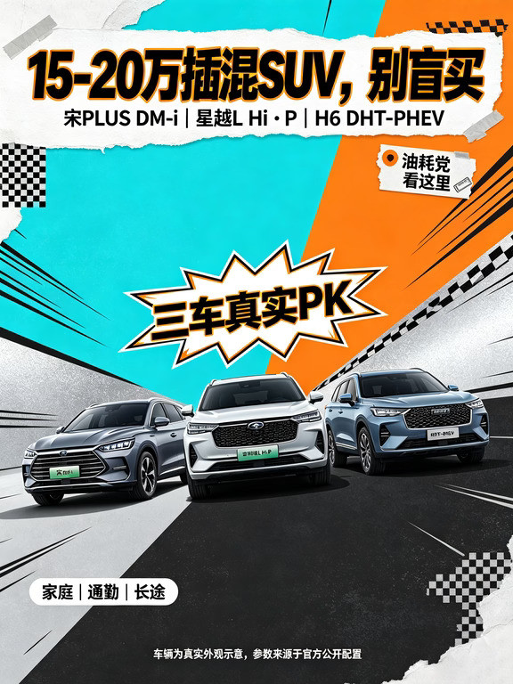 15-20万插混SUV，别盲买