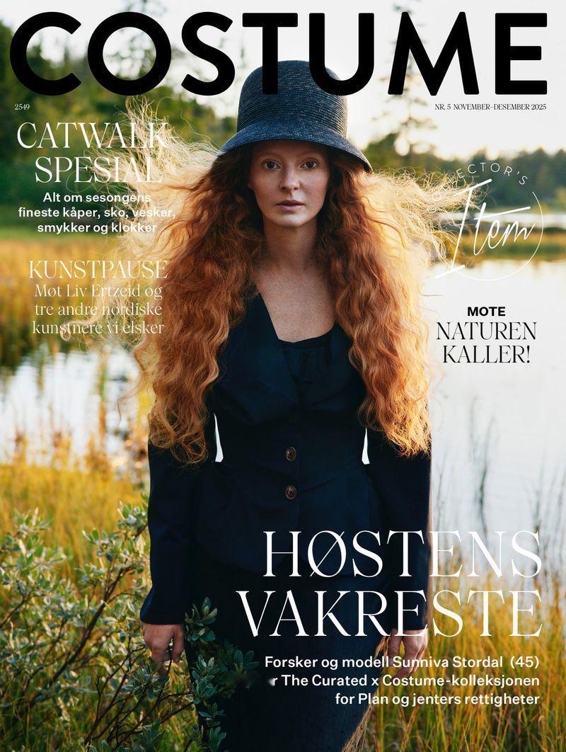 模特SunnivaStordahl出镜挪威《COSTUME》2025年11月刊