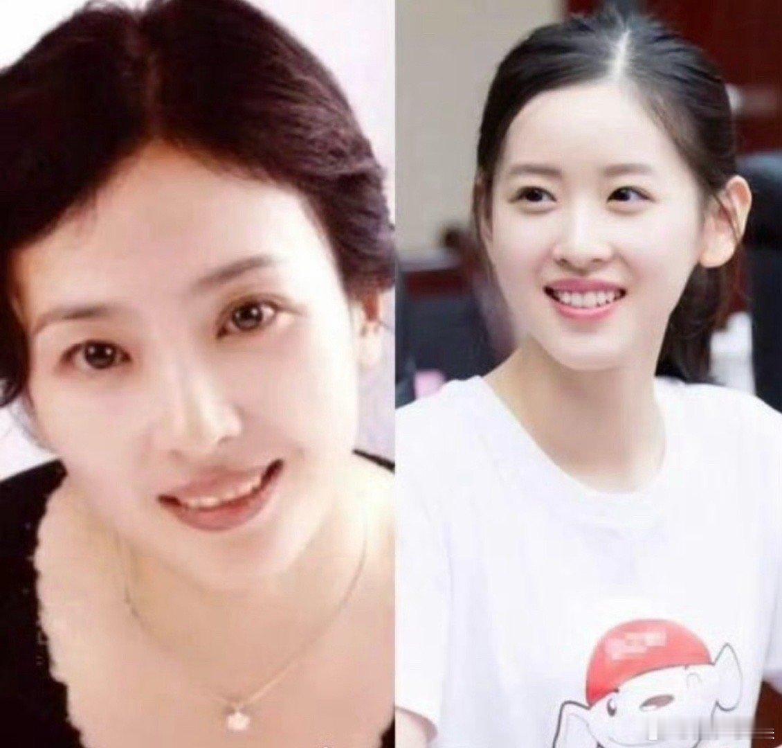 章泽天刘亦菲妈妈年轻时候第一个发现的人真是个人才，果然大美女总有相似的地方，无