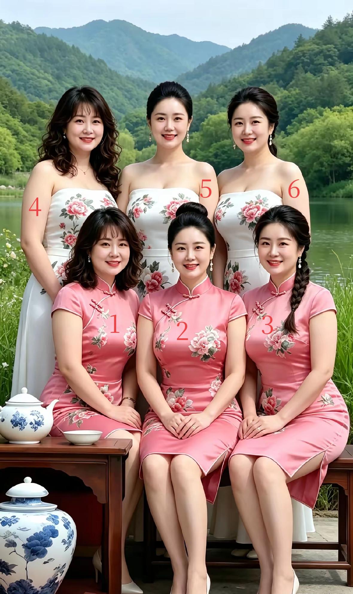 这6位美女，不要彩礼你能带走一个，你最想带走的是哪一个呢？