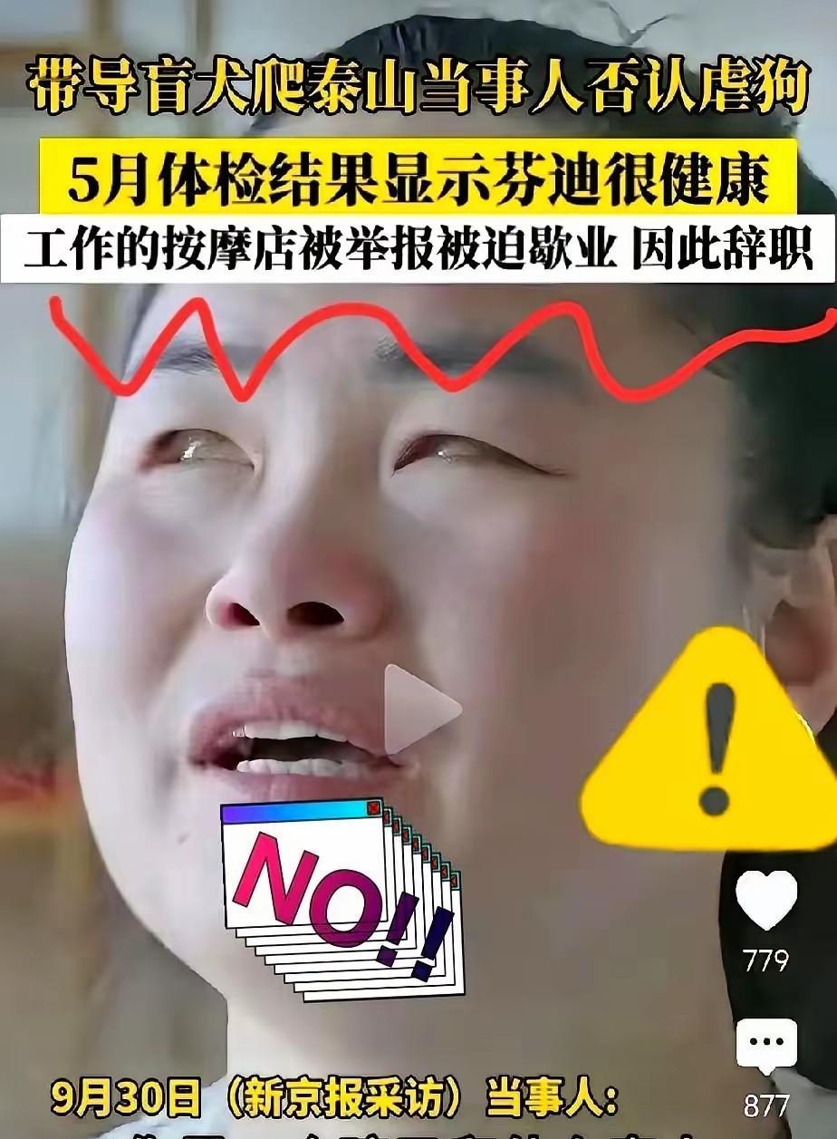 谁替她说话，谁给她导盲犬去，芬迪真的好苦，开心的狗狗不长这样，细想想，真的导