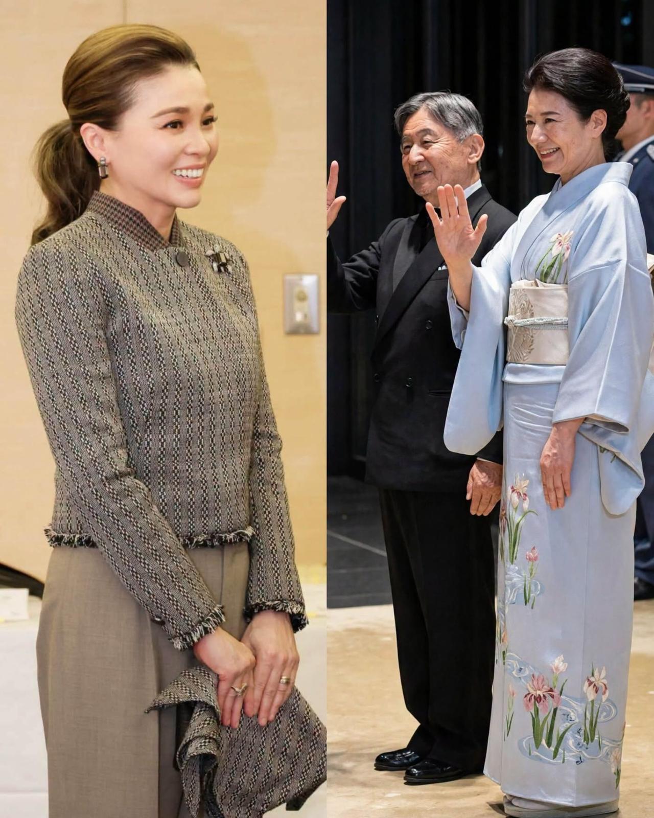 苏提达觐见日本天皇，即将跟亚洲皇后同框泰国王室10月17日官宣，苏提达王后将于