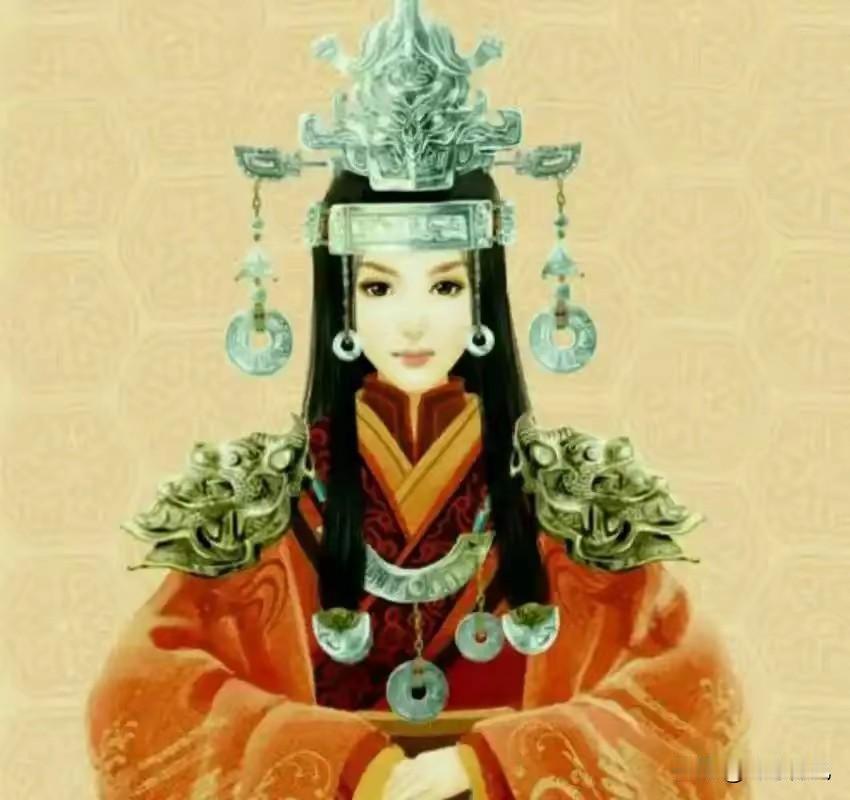 1976年她的墓葬出土，证明不是神话人物，而是真实存在的这个被历史尘埃掩盖