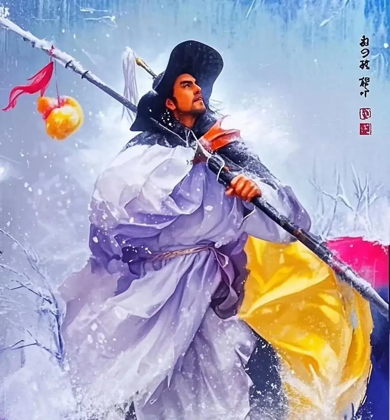 林冲跟杨志步战单挑40回合，再打下去，谁会输？王伦一句话点明答案。梁山脚