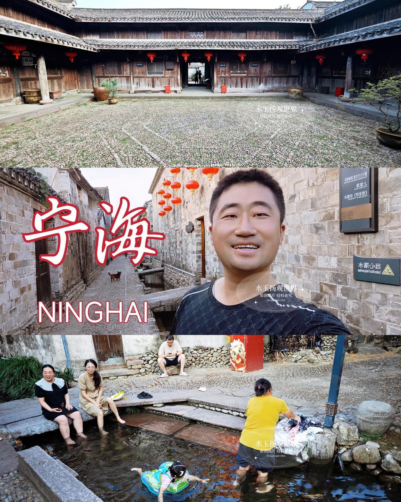 见过太多商业化包装的江南古镇，本来没有抱着太高的期待踏入前童。直到踩着卵石小路顺