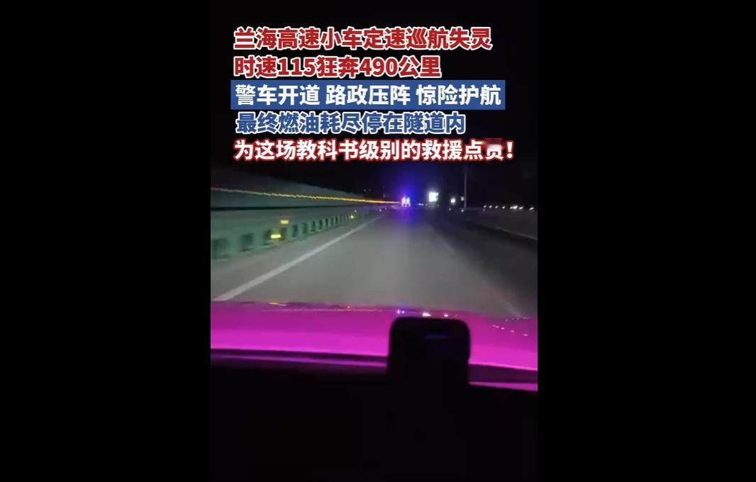 近日，马先生新车定速巡航故障、刹车失灵，高速115码狂奔490公里至油尽停下，两