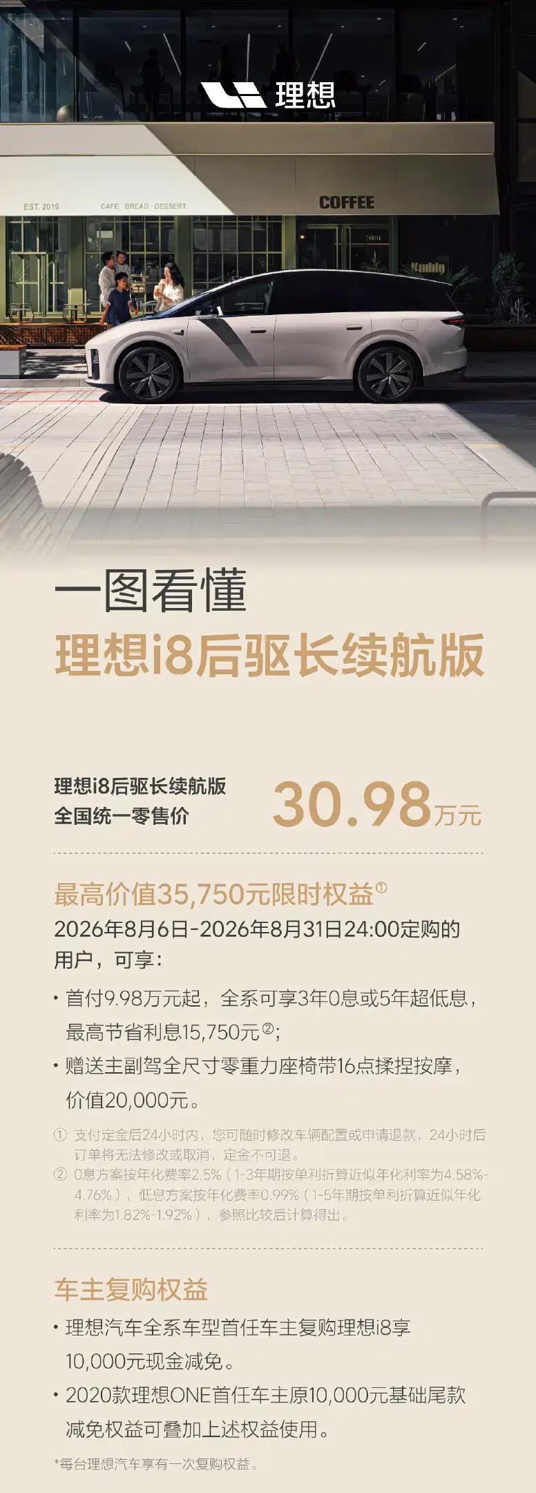 今天的理想i8，和之前极氪9X五座版也都是悄悄上市了，挺好的，大家都减负。说回