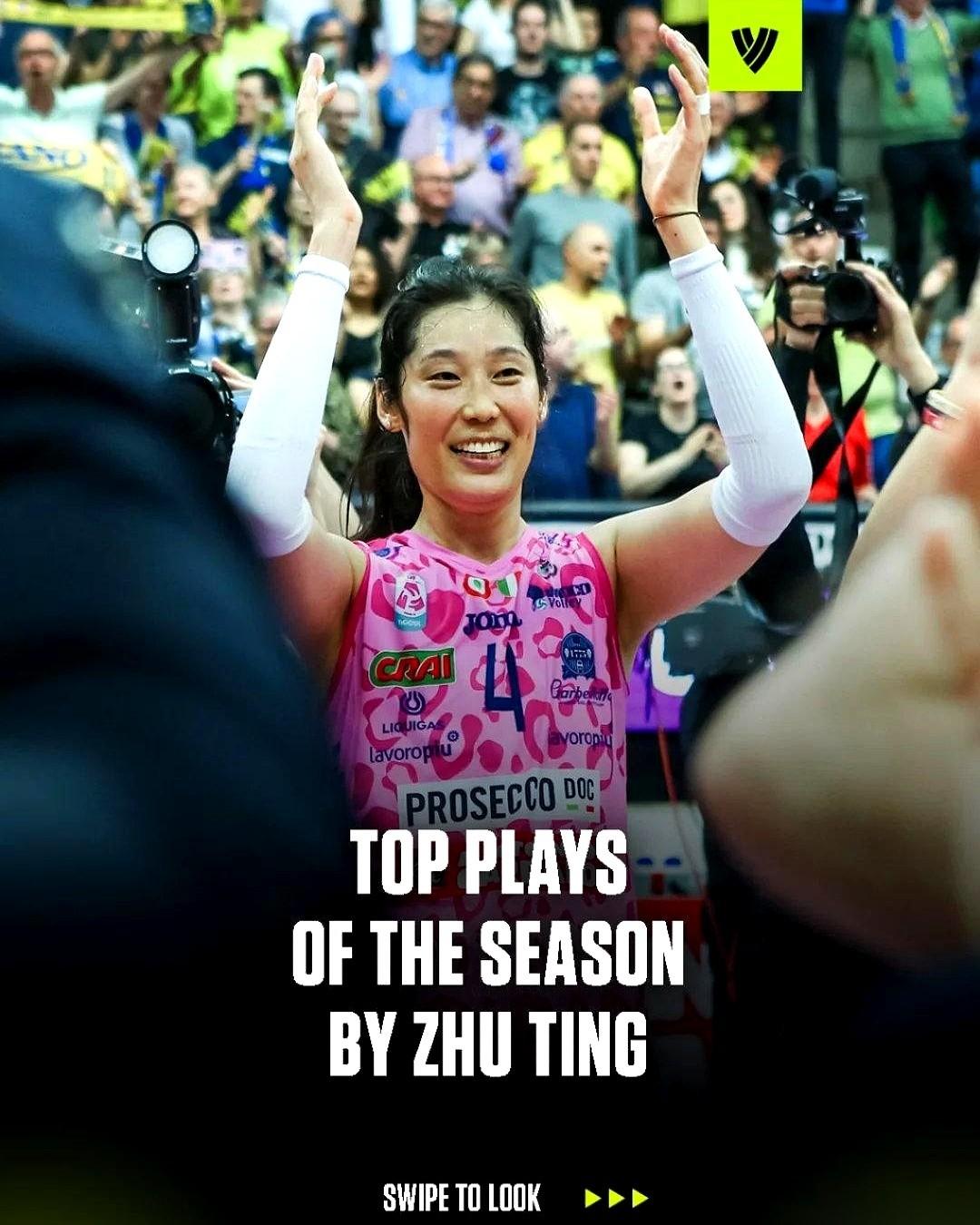 明年欧冠女排别打了，直接叫“诸神黄昏”吧。科内利亚诺这牌面，朱婷，哈克，加比…