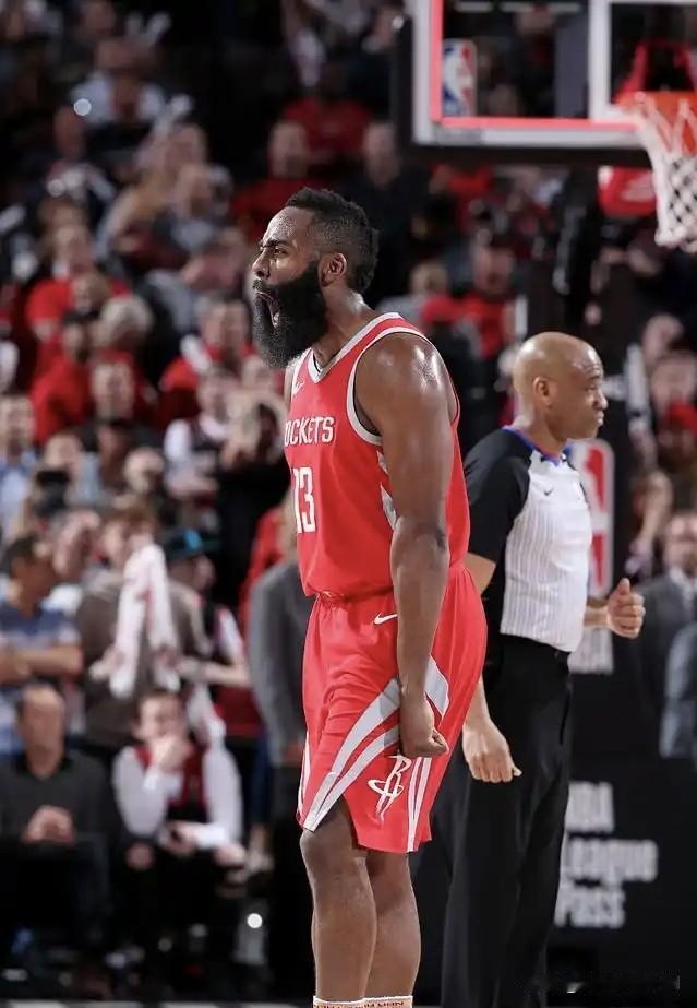 NBA现役球星50+三双排名:第一，哈登，5次按时间分别是:53分16篮板
