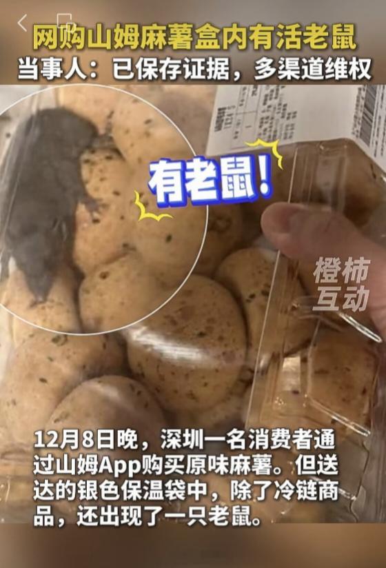 深圳一山姆麻薯盒出现活老鼠这事其实挺蹊跷的…按理讲这种包装好的盒子，老鼠不可能后