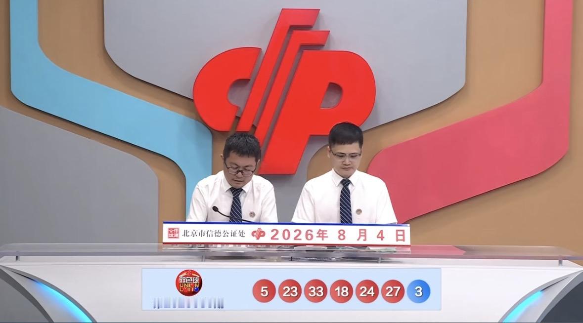 双色球26089期开奖号码新鲜出炉，红球05、18、23、24、27、33，蓝球