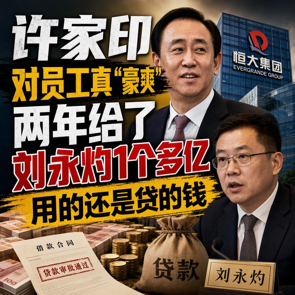 突发！恒大汽车两年亏掉840亿，总裁刘永灼却揣走了1.12亿。很多人以为大老板