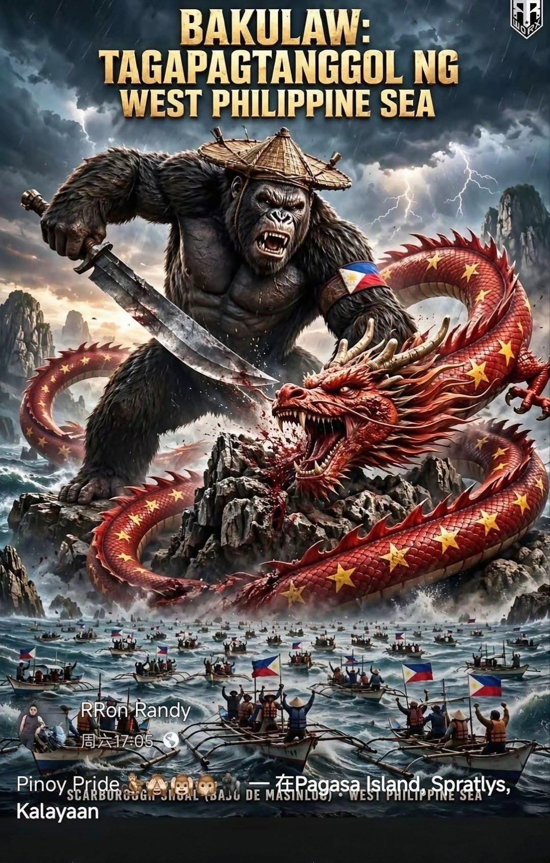 菲猴开始反击了！菲猴再次证明自己不是人，而是未进化的灵长类！ 它以为它是＂金