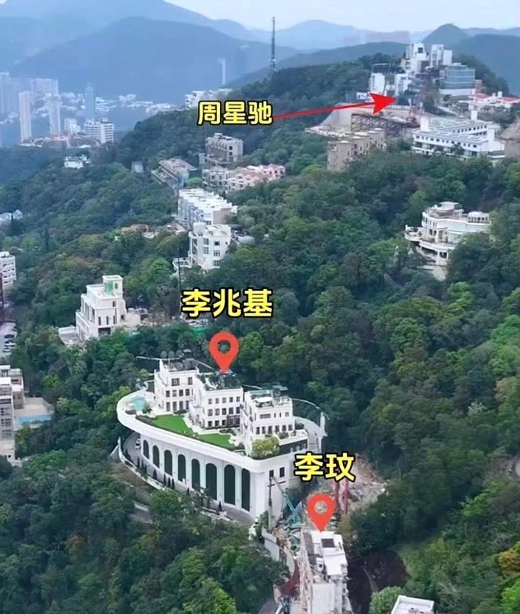 终于理解香港的有钱人为什么往山上跑了。​​​
