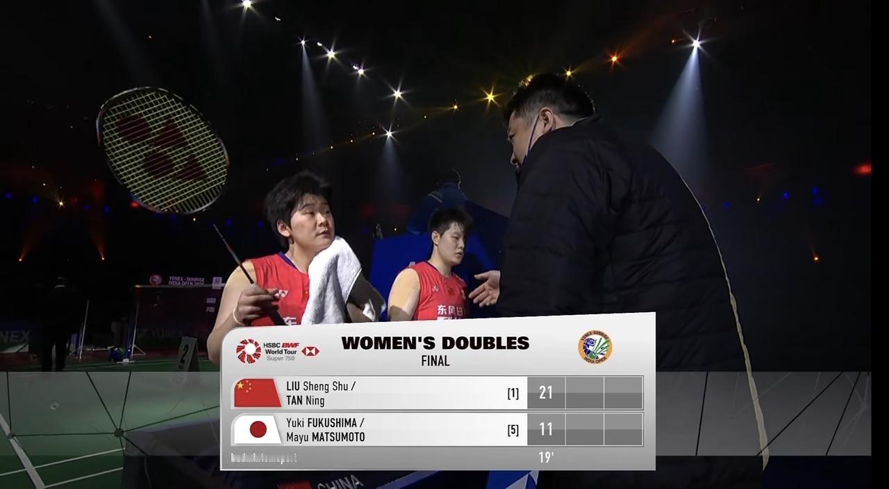 印度赛国羽女双圣坛组合吊打日本名将组合，豪取女双桂冠2026年印度羽毛球公开