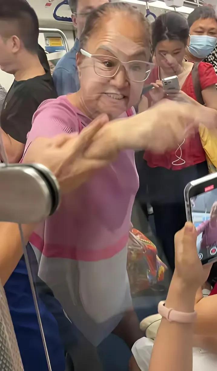 “倚老卖老！”把这视频里老太太图像打印出来，做个大条幅去他子女单位、孙子学校门前