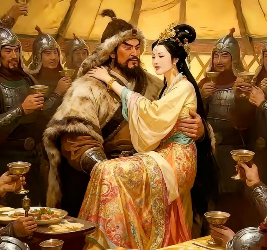 王昭君这女人，真的有点东西。刚嫁到大漠，新婚之夜的温存还没散呢，第二天早上，老公