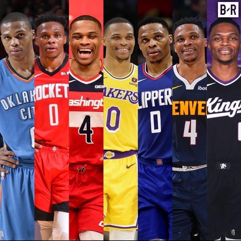 有趣的事实！拉塞尔·威斯布鲁克是NBA历史上第五位七次获得全明星赛提名并在职