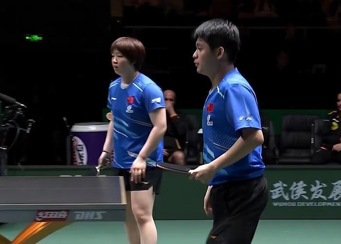 【动漫组合第二局0-7开局，淡定逆转】中德对决，混双由林诗栋/蒯曼对阵杜达/温特