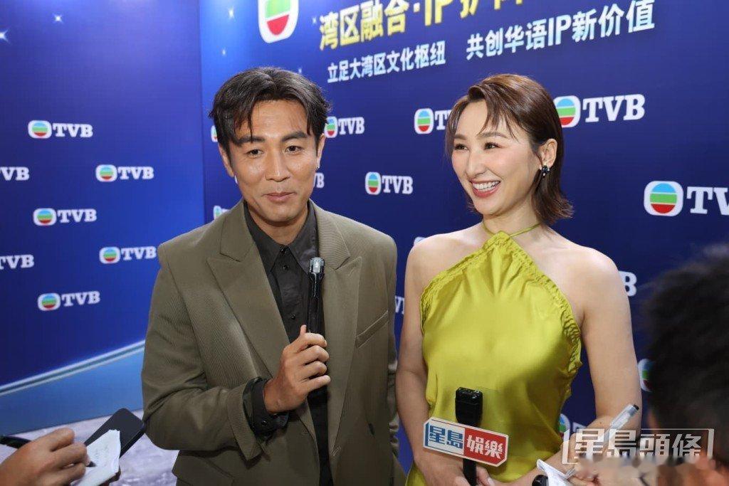 陳豪、高海寧、譚俊彥、張俊朗、陳豪及羅子溢等二十位藝人今日在深圳出席TVB發布會