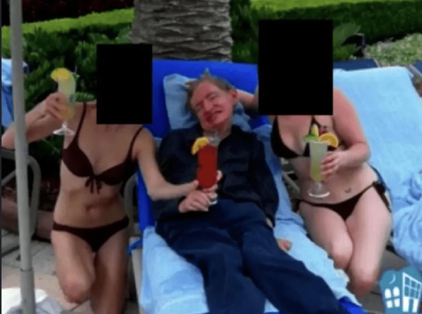 2006年3月，霍金与多位世界知名科学家出席一场由爱泼斯坦出资主办的会议。会议在