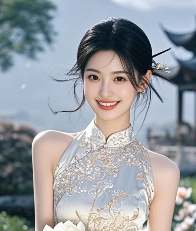 这样的花园场景，你会想来一次属于自己的古风写真吗？