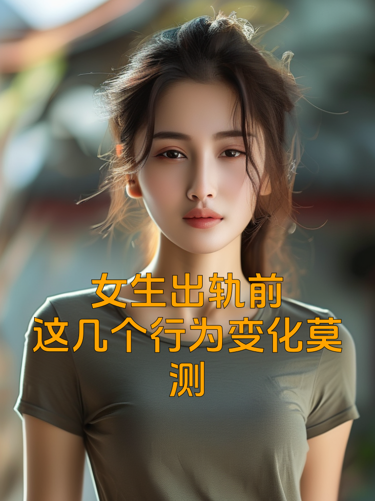 女生出轨前，这几个行为变化莫测