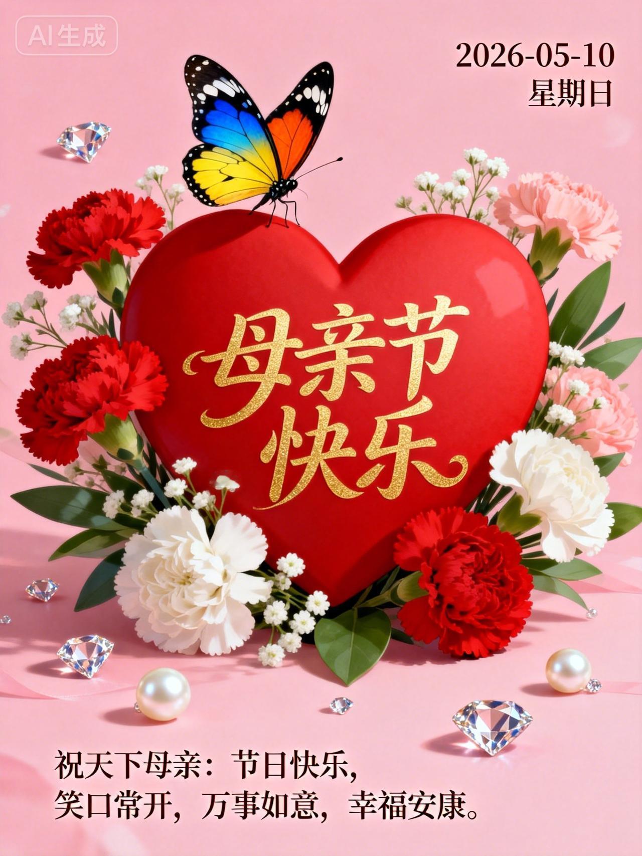 《母亲节感怀》半生温柔守家忙青丝渐染鬓边霜任劳任怨心无悔风雨独自默默扛