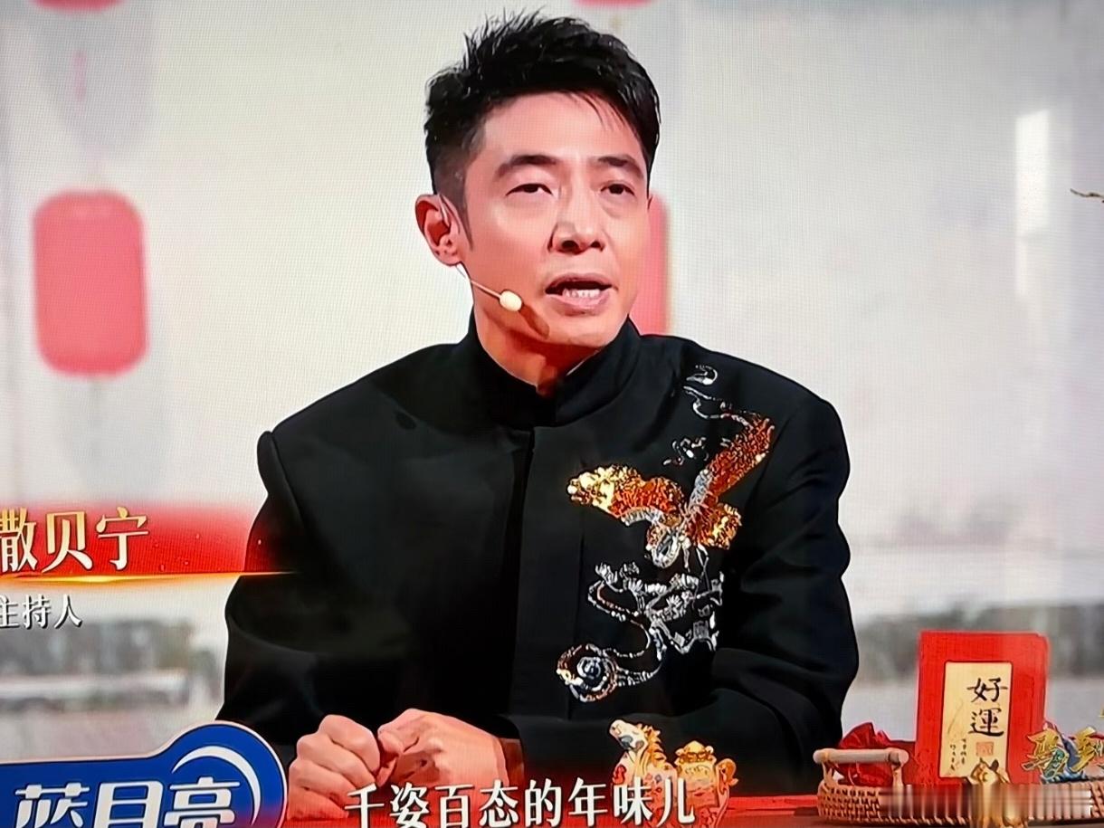 前几天看网络春晚，撒贝宁老师的眉毛，无意冒犯但是哈哈哈哈哈哈好好笑啊我一眼看到宣