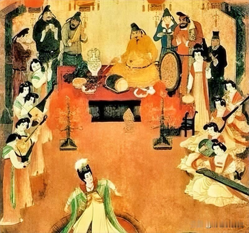 李世民有次举行宫宴，亲自斟了一杯酒，让大臣们谁觉得自己最尊贵，就来喝这杯酒。