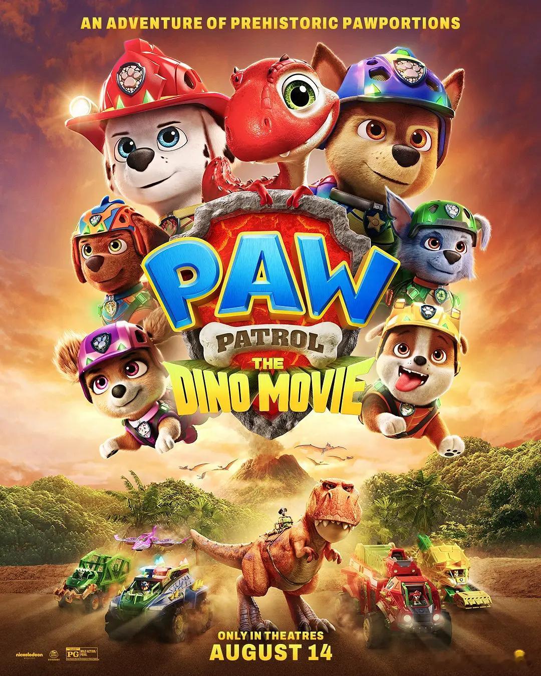 非正式1080P版！汪汪队立大功大电影3：勇闯恐龙岛PAWPatrol:T