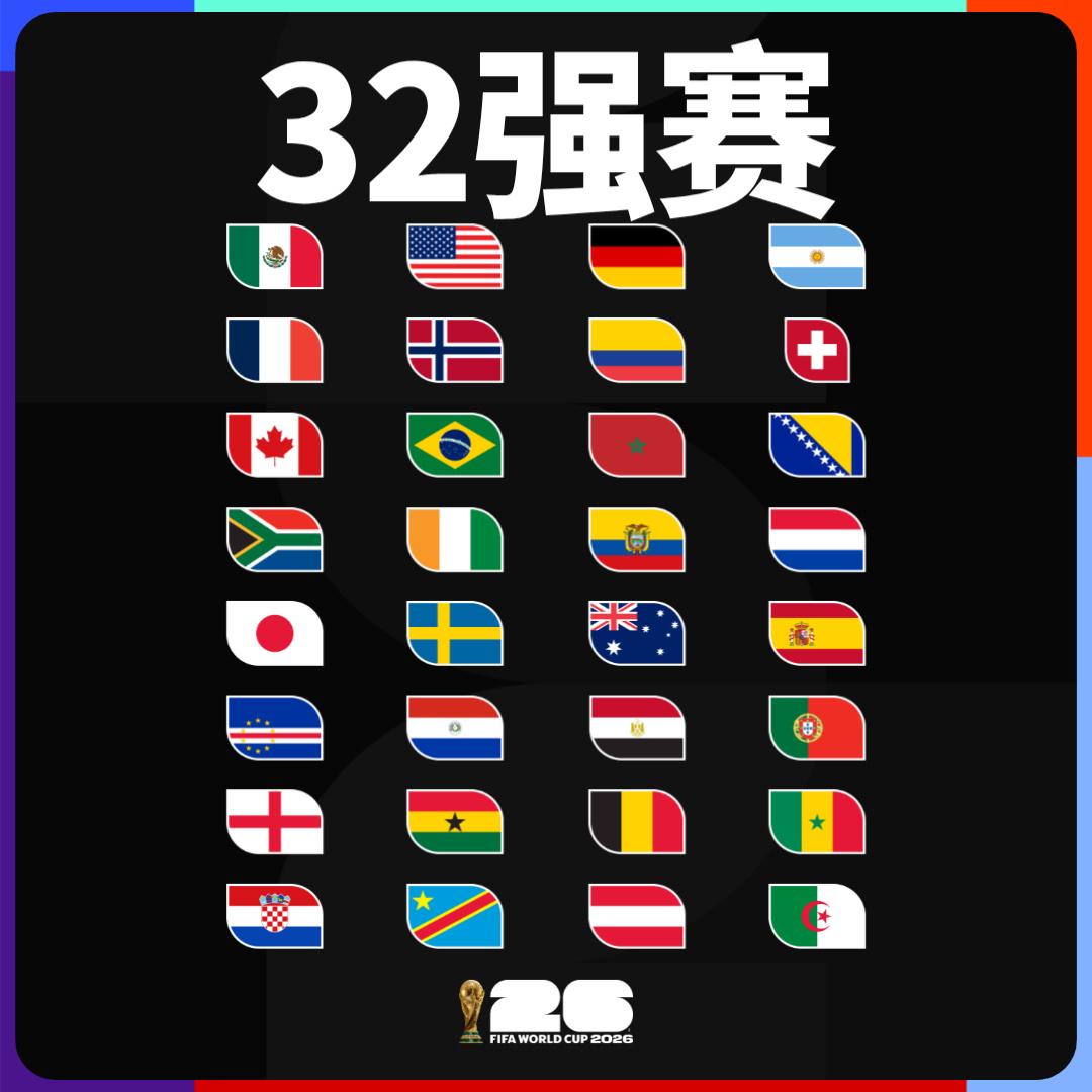 随着美加墨世界杯J组小组赛第三轮，阿尔及利亚与奥地利的比赛结束，双方3-3战平，