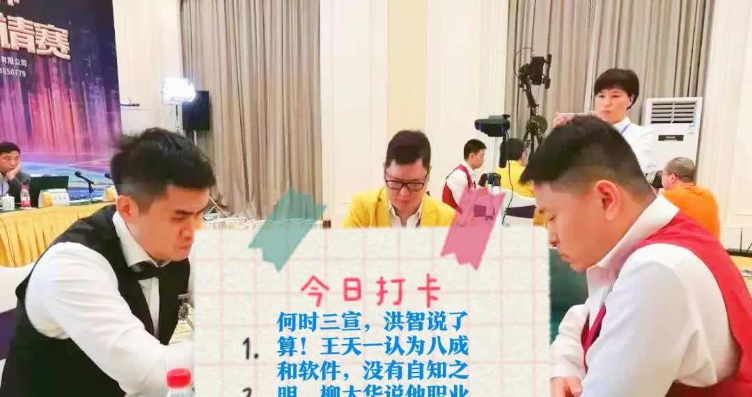 2025何时三宣，洪智说了算！王天一认为八成和软件，没有自知之明，柳大华说他职业