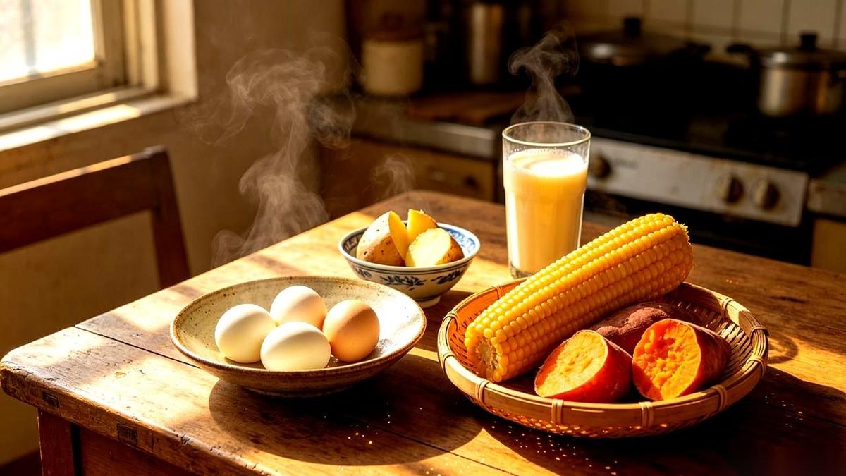 连着吃了两年水煮土豆、带壳煮玉米和白水煮蛋，我家饭桌上常年不见什么油星子。没掏