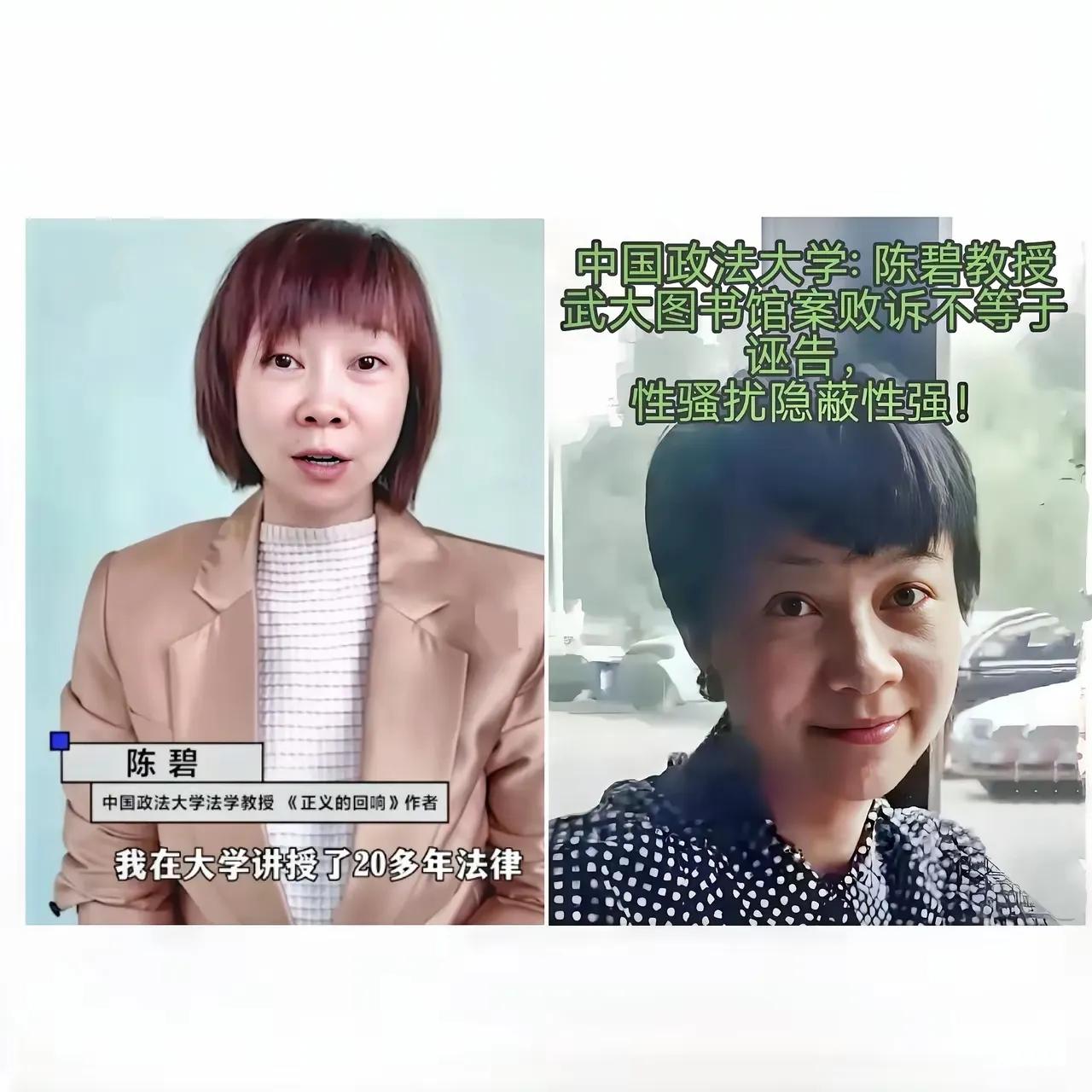 陈碧教授替武大杨同学发声啦！武大肖同学胜诉、杨同学败诉之后，舆论瞬间被引爆，人